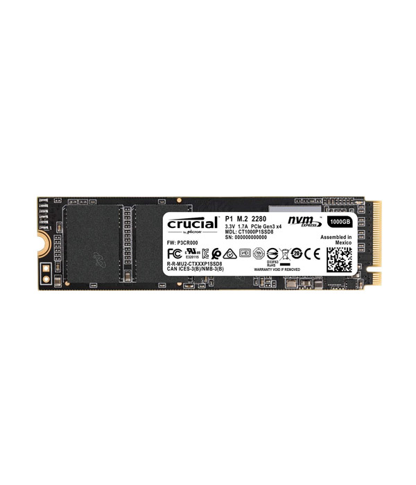 fænomen Male tidevand Crucial P1 1TB 3D NAND NVMe PCIe M.2 SSD – CT1000P1SSD8 – Innovate Network